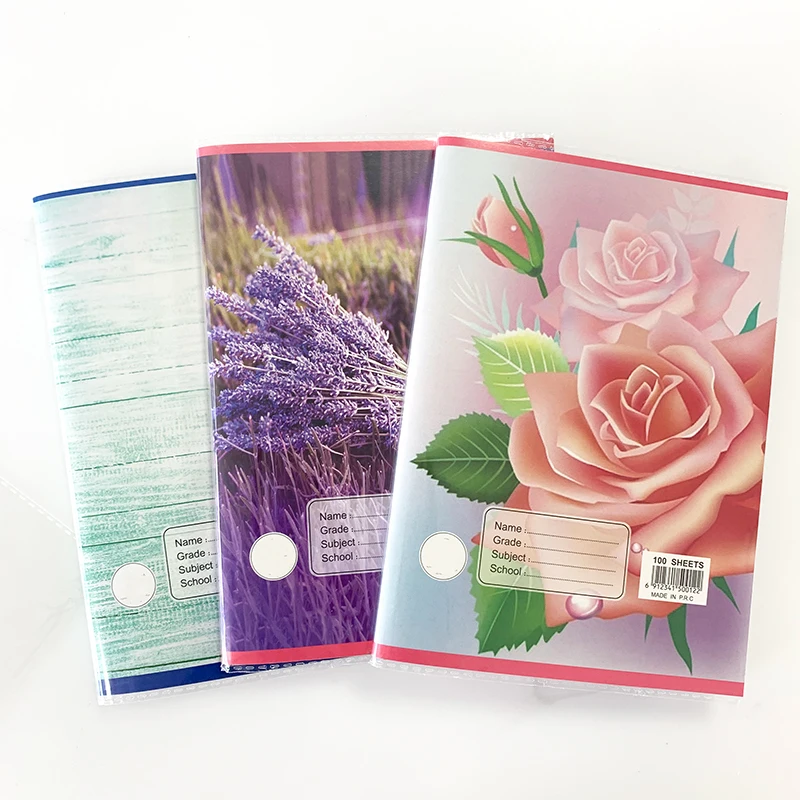 Wholesale Cheap Custom Arabic Line Note Books A5 School Exercise Books With Opp Cover