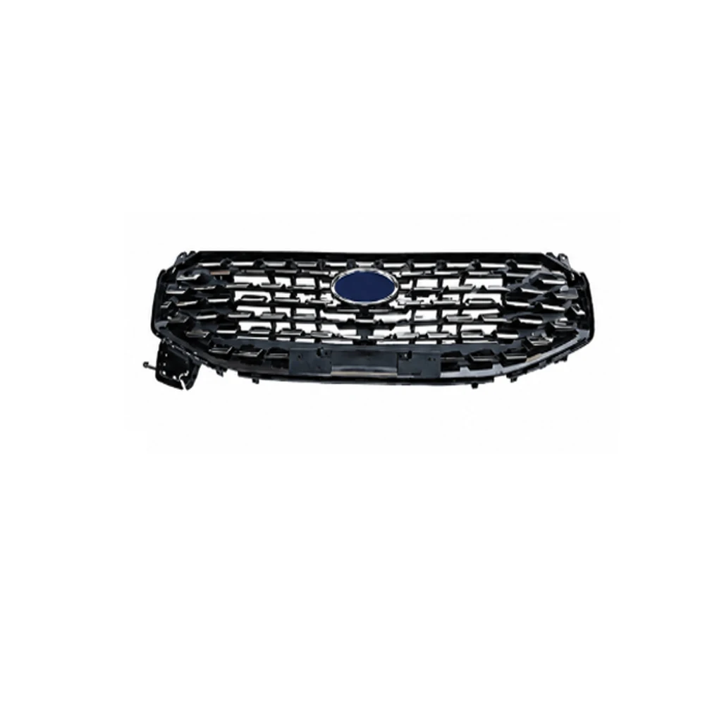 OEM MB6B-8200-GCW 모터식 전면 라디에이터 그릴 어셈블리(모터 포함, 카메라 미포함), 프리미엄 크롬 액센트 적용, 포드 퓨전(FUSION) 2022년형용