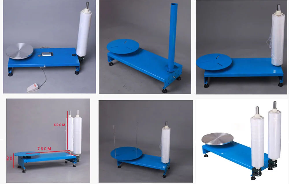Stretch Film Wrapping Machines Small Size High Quality Manual Pallet Wrap