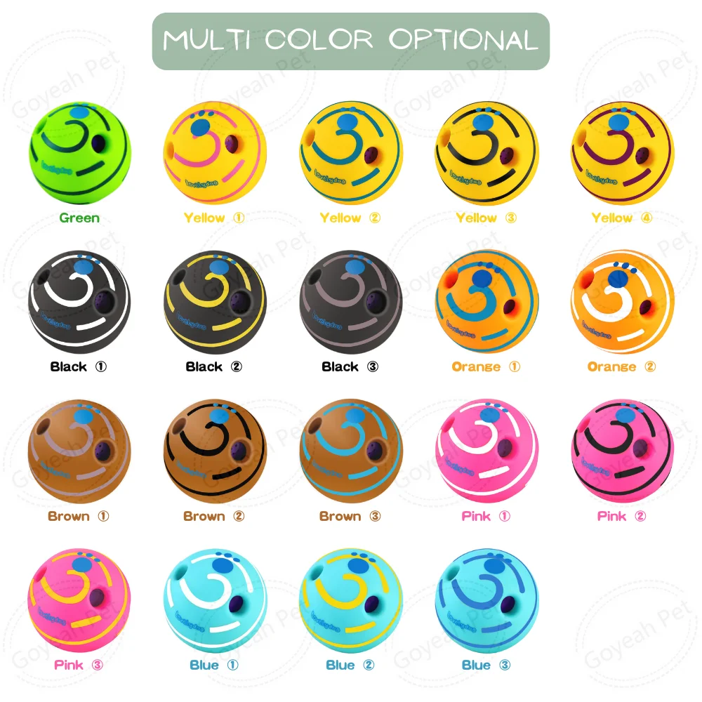 Interactive Waggle Giggle Ball Dog Toy Durable Wobble Sound Dog Rolling Ball Toy Buy Green