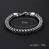 Bracciale lucido fine placcato blu 6mm