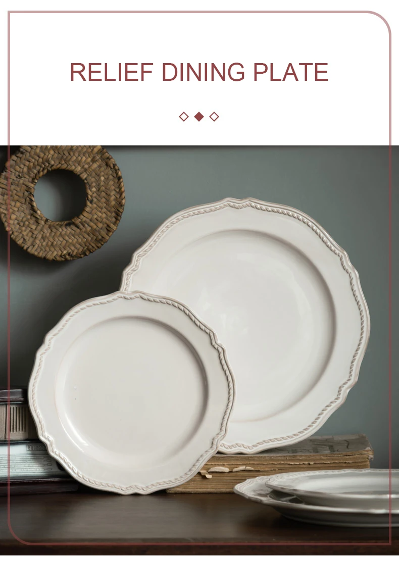 Sets Porcelain Ceramic Wedding Charger Plate Set Clay Ceramic Turkey ...