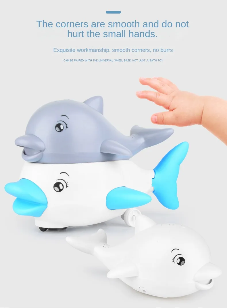 Light Music Sensory Training Abs Dolphin Electric Sensor Water Spray