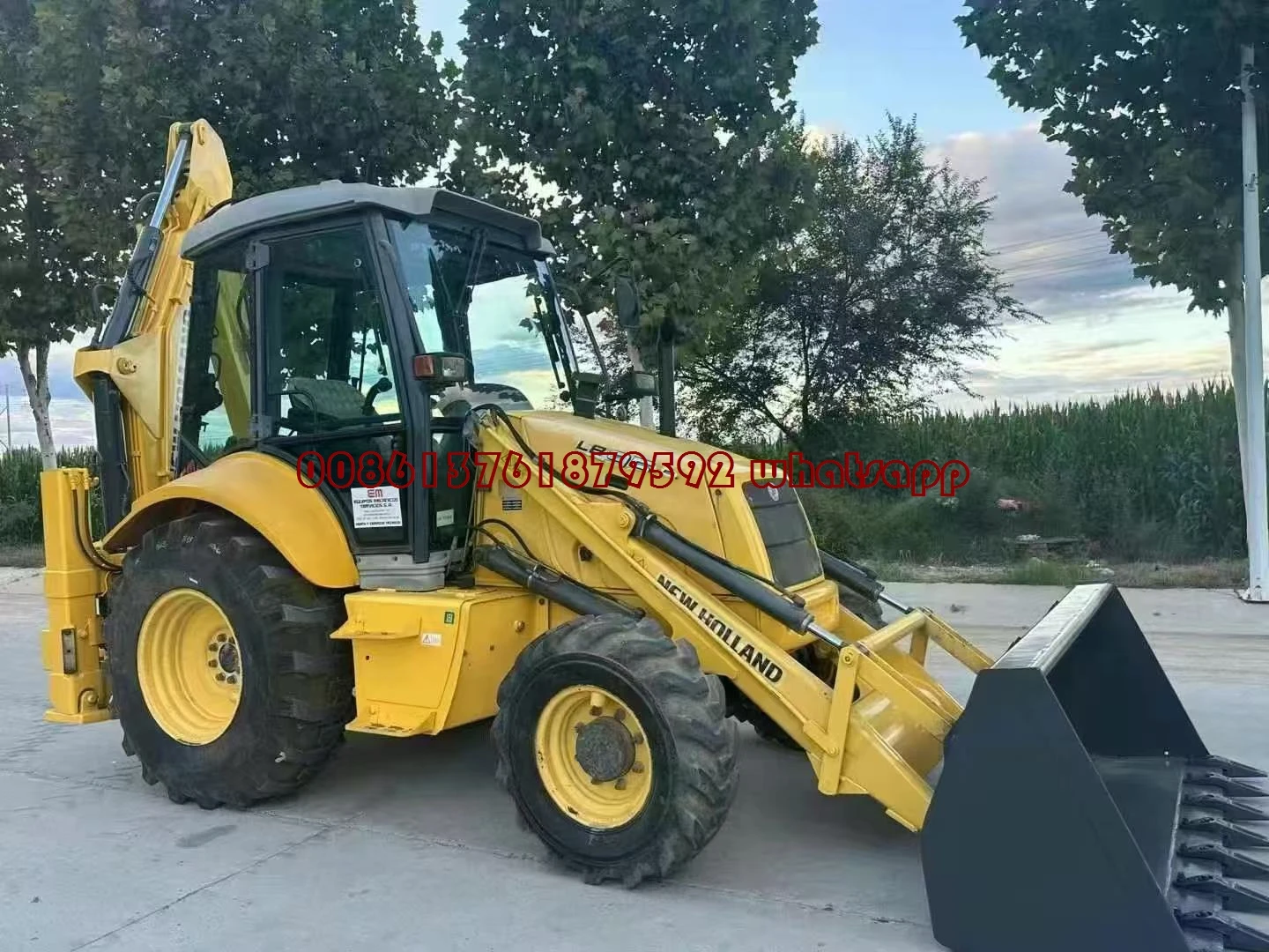 used NEW HOLLAND backhoe loader LB95B mini small tractor backhoe wheel loader diesel 4x4 tractor excavator