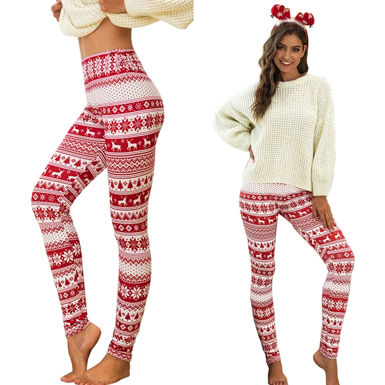 2019 Winter Fashion Christmas Leggings 