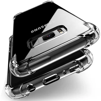 Shockproof TPU Case For Samsung A50 A70 A40 A30 A20 A10 Transparent Case For Samsung Note 10 9 8 for Galaxy S10 S9 S8 Plus M30