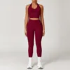 Gilet 2 + Leggings - Rosso ciliegia