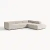Tessuto in Misto Lino Grigio
