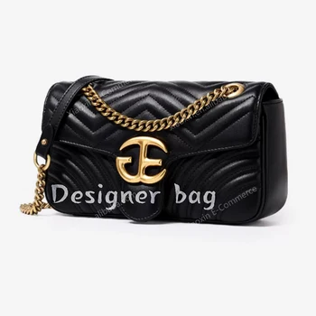 Luxury Handbags Top Quality Genuine Leather Designer Bags Famous Brand Women's Shoulder Bags