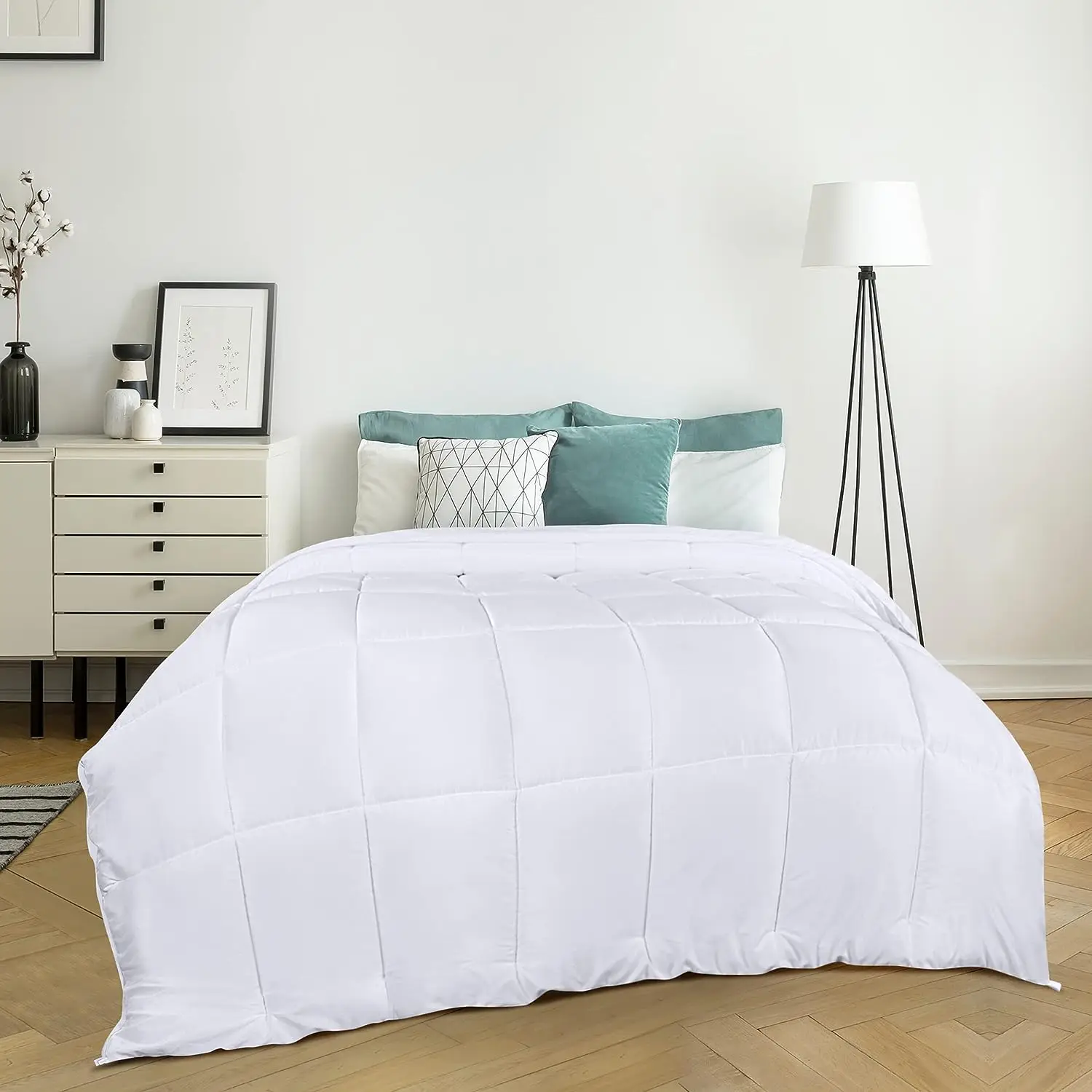 Couette De Lit Reversible Microfiber Quilt Bedding Duvet Insert ...