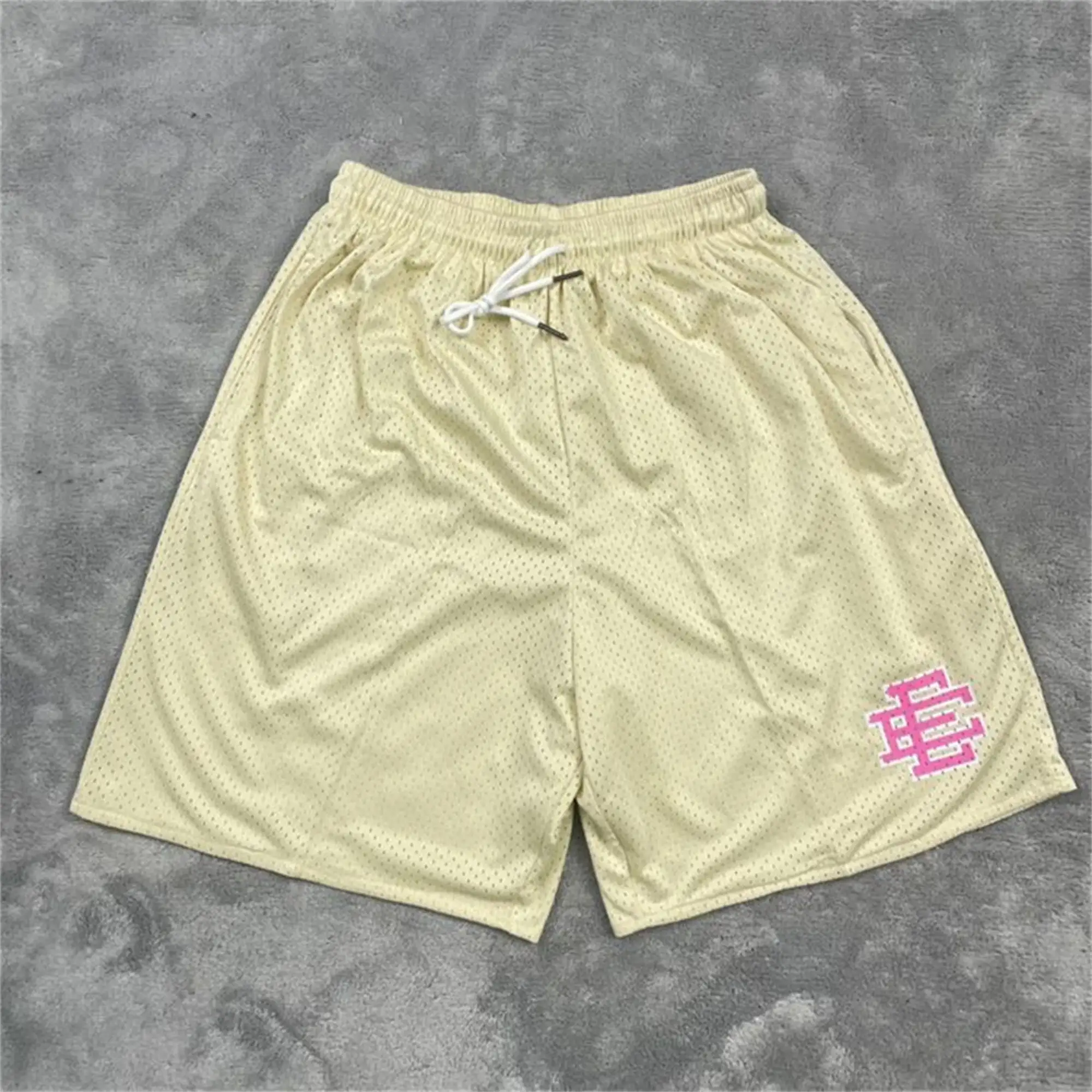 2023 Premium Mesh Shorts 2 Pockets Adjustable Drawstring Eric Emanuel