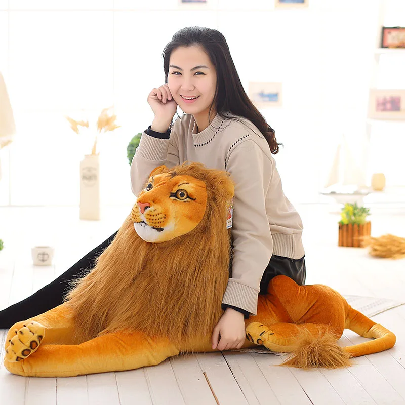 giant stuffed lion realistic