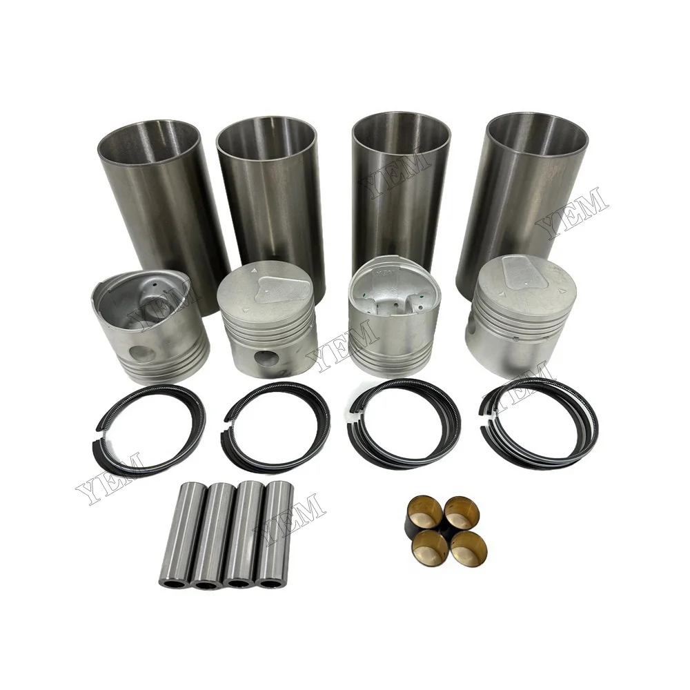 K4D Cylinder Liner Kit Fits for Mitsubishi Engine Rebuild Kit 4