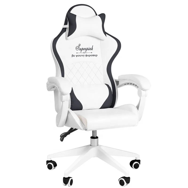 cute black gaming chair