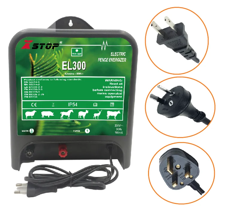 High Voltage Electric Fence Energizer Cattle For Animals Set South