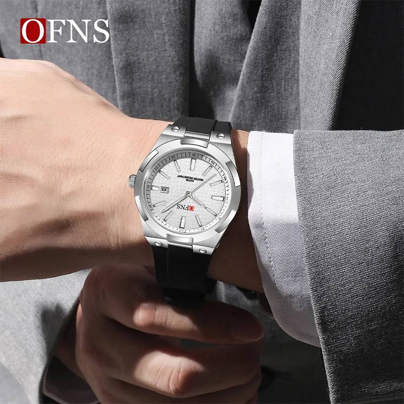 OFNS 8040 Classic Gentlemen's Quartz Timepiece - Waterproof & Stylish