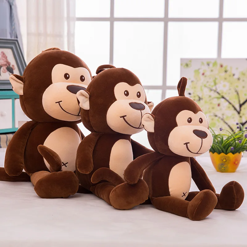 Customize Pirate Monkey Cuddle Plush Toy Soft Stuffed Cute Small Monkey Animal Toy Gorilla Soft Plush Toy