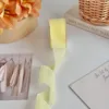 Pale Yellow-3.8cm, 20 Yards Per Roll