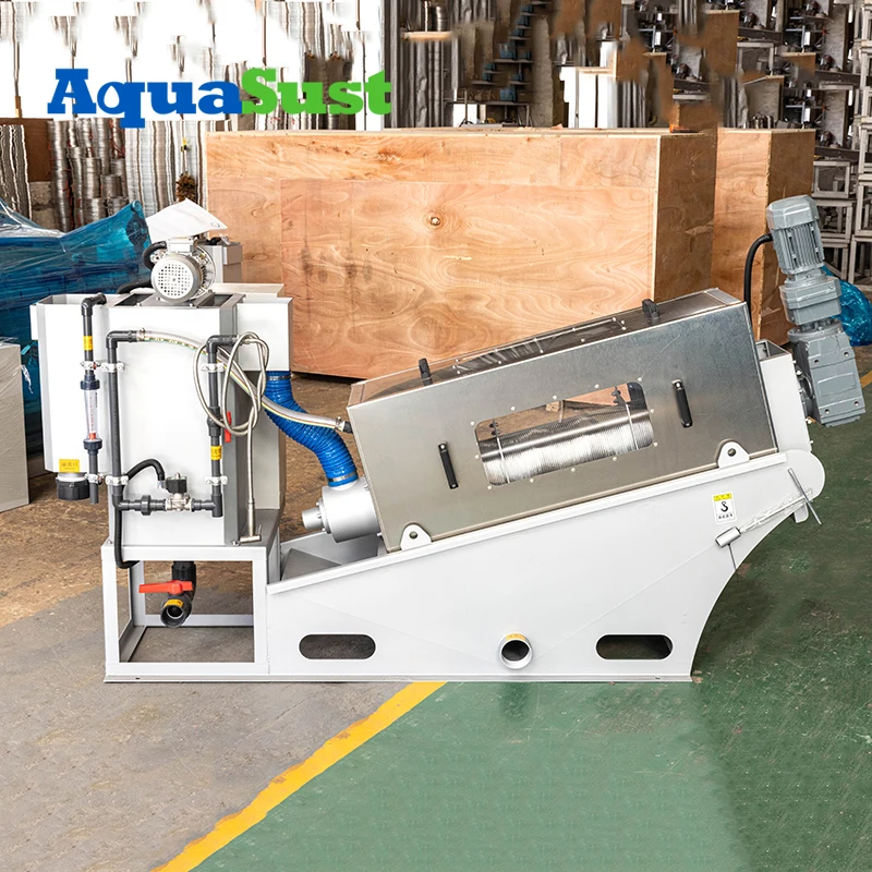 Dry and Wet Separation of Aquaculture Sewage Treatment Customized Filter Press