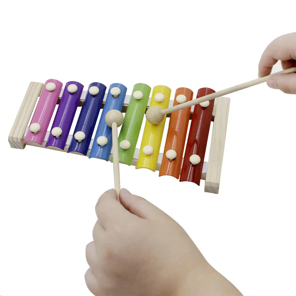 Amazon.com: 8 Note Wooden Xylophone, Percussion Educational