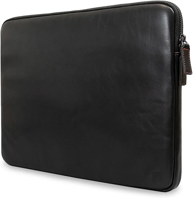 product top pu leather laptop sleeve bag for office men students waterproof antishock portable tablet sleeve bag-29