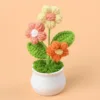 Pot de fleur bouffant New-3Head (dégradé Orange)