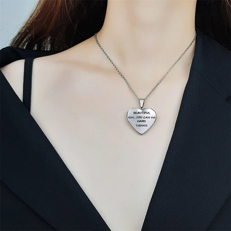 Wholesale Openable Heart Shape Photo Picture Locket Frame Pendant