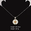 Steel 25mm pendant necklace