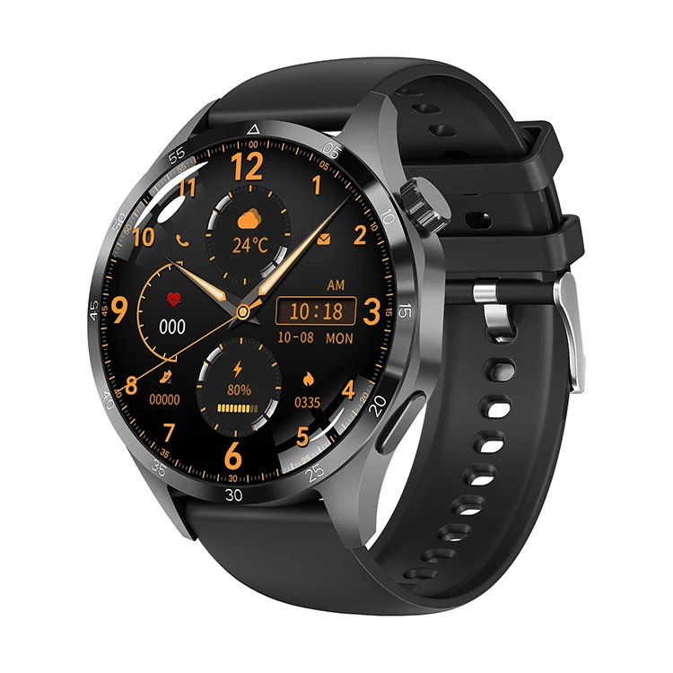 Pro Plus Round Screen SmartWatch with NFC Fitness Tracking Sport Smart Watch for Men Women