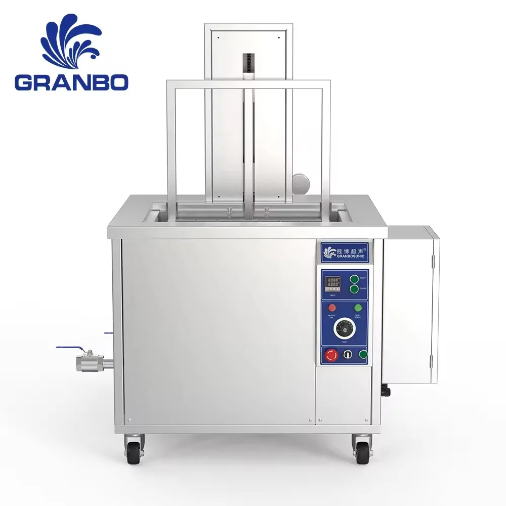 GRANBO 360L 3600W Single Tank Ultrasonic Cleaner With Filter Lifting Throwing System Oil Rust Remove Ultra Sonic Washing Machine