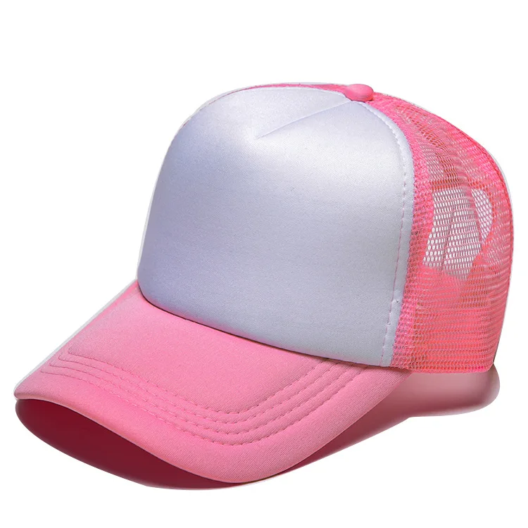 Factory Wholesale Unisex Fashion Plain Mesh Foam Sublimation Trucker