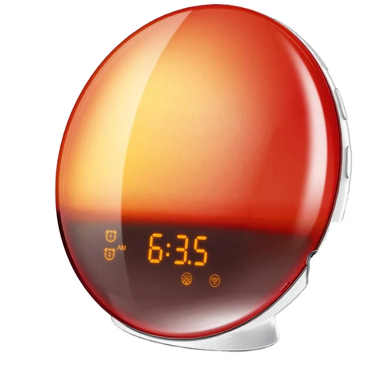 7 Color Changing Digital Wake up Light Led Desk Sunrise