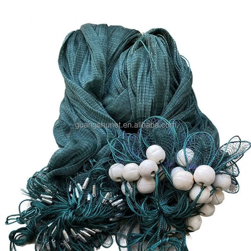 Fishing Drag Net Nylon Hand Made Durable Fish Pond Fishing Net Trawl Fishing Nets