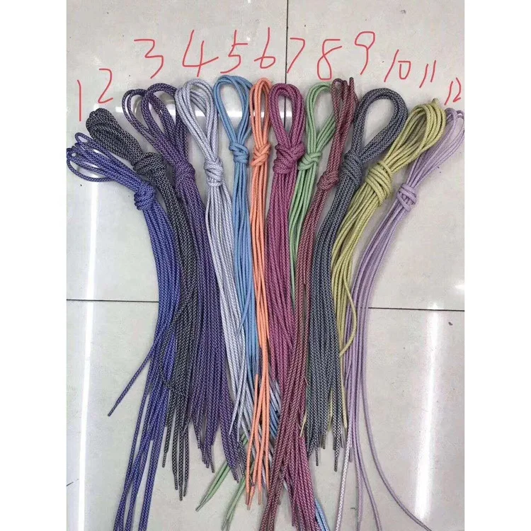 Круглые светоотражающие шнурки для обуви для повышения безопасности