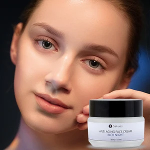 Best Selling Beauty Ceramide Night Cream Moisturizing and Smoothing Fine Line Cream Peptides Whitening Cream