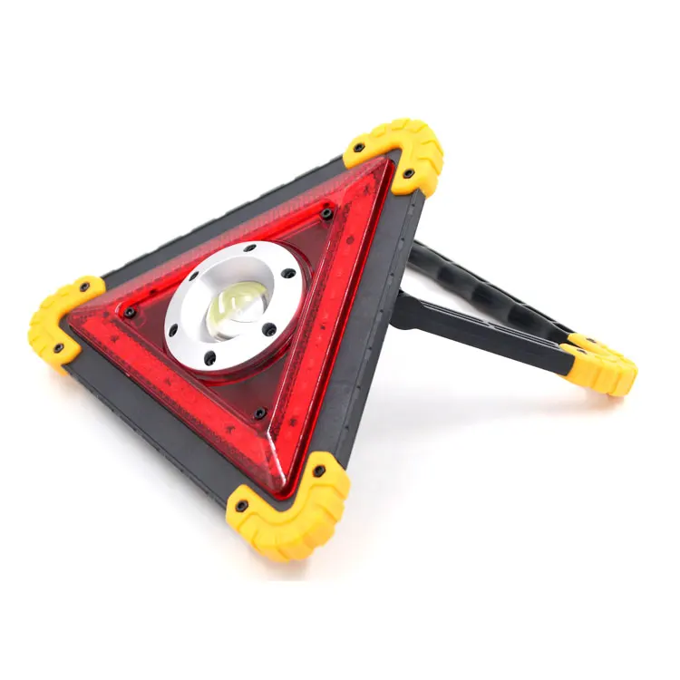Портативный Автомобильный аварийный перезаряжаемый прожектор дорожной опасности светодиодный уличный прожектор сигнальный знак треугольный аварийный свет