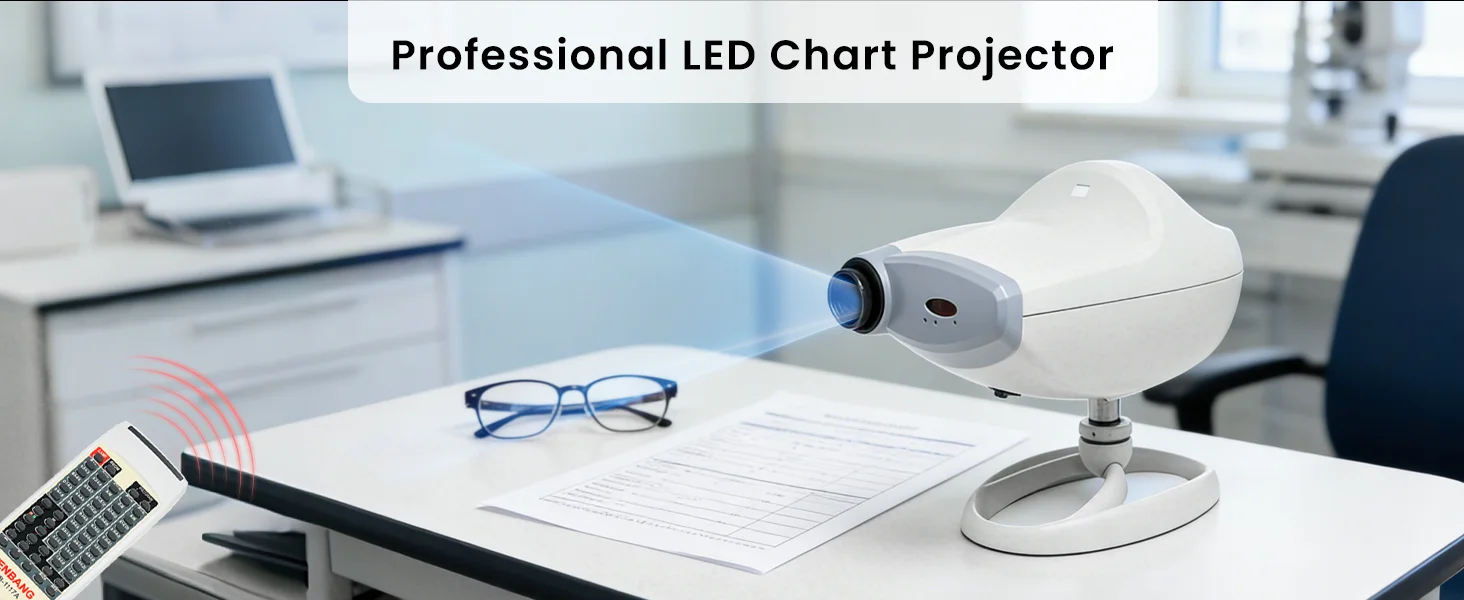 Hot Selling Optical Instrument Eye Chart Projector Vision Chart Projector for Optometry Shops