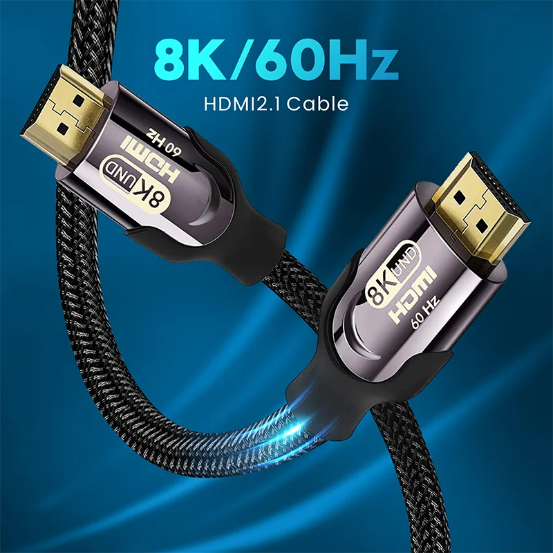 Good Quality Hdmi 2.1 Cable 8k 60hz 48gbps Hdmi Cable For Tv Laptop