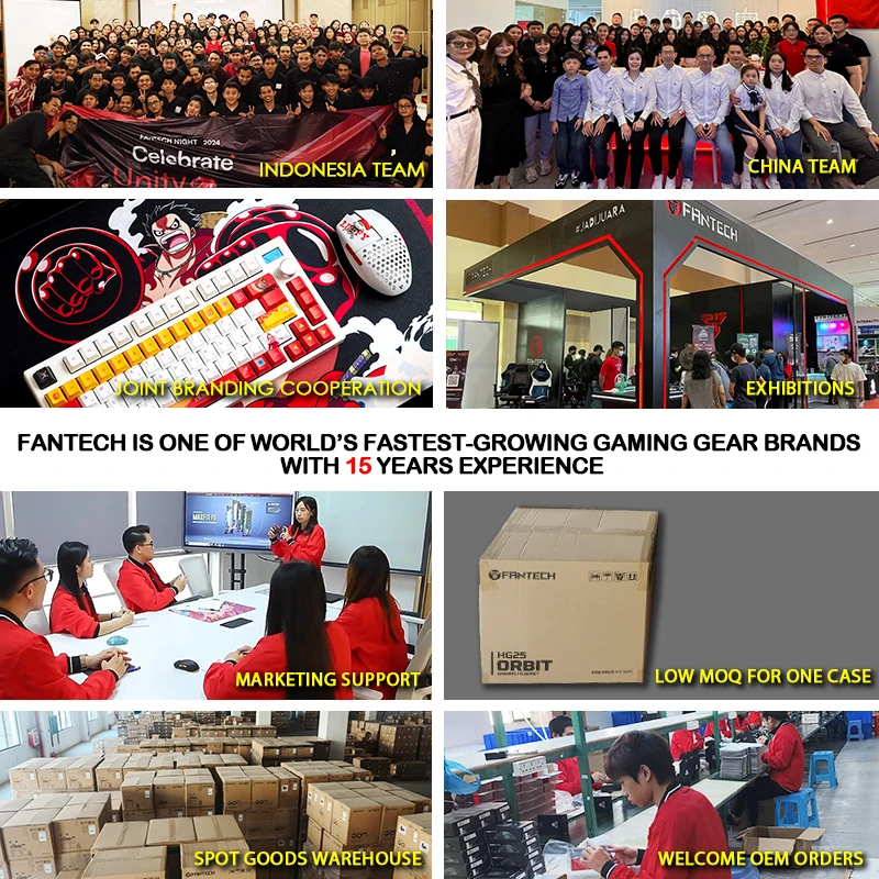 FANTECH MK853 MAXPOWER Customize Mouse Gamer Wired Gaming Mechanical Keyboard