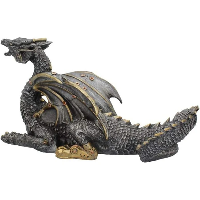 Resin Dragon Guardian of the Grapes Wine Bottle Holder
