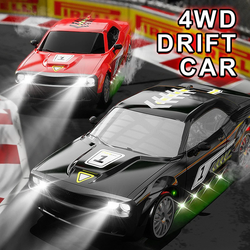 2.4gレースカー1/20スケールミニ4WDドリフトカー強力グリップ全