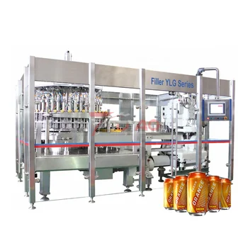 Carbonated Drink and Non Carbonated Juice Filling Product Can Filling Machine Aluminum Can Filling Line Turnkey Project