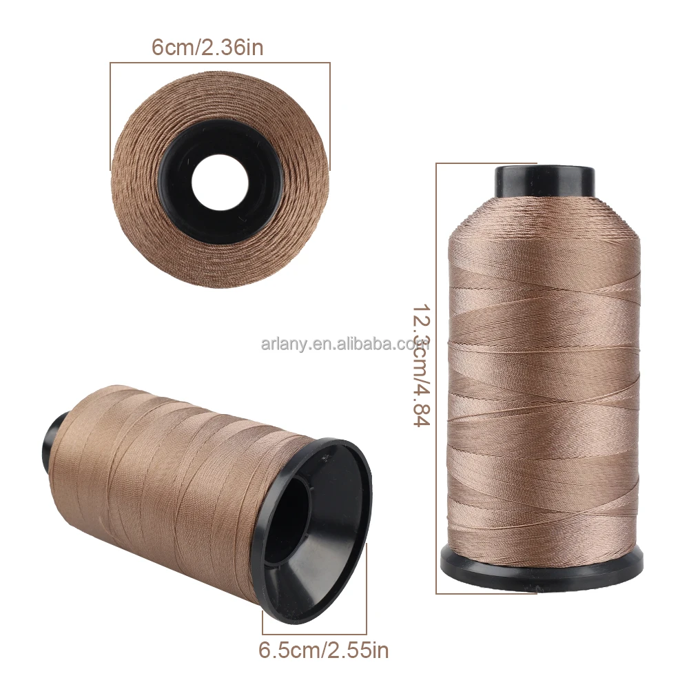 Arlany Nylon Bonded Weaving Thread For Hair Extension Installation