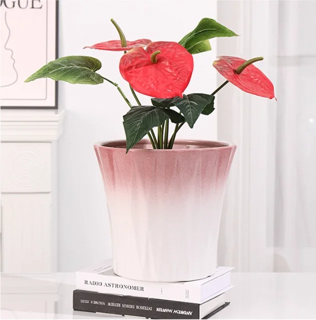 Wholesale Cheap Big Outdoor Indoor Flower Pot Potted Plant Home Garden Flower Pots for Floor Usage Cheap Indoor Planters