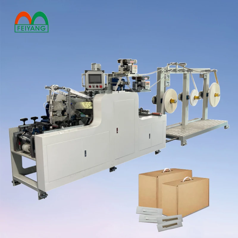 FEIYANG Cardboard Box Paper Portable Handle Making Machine