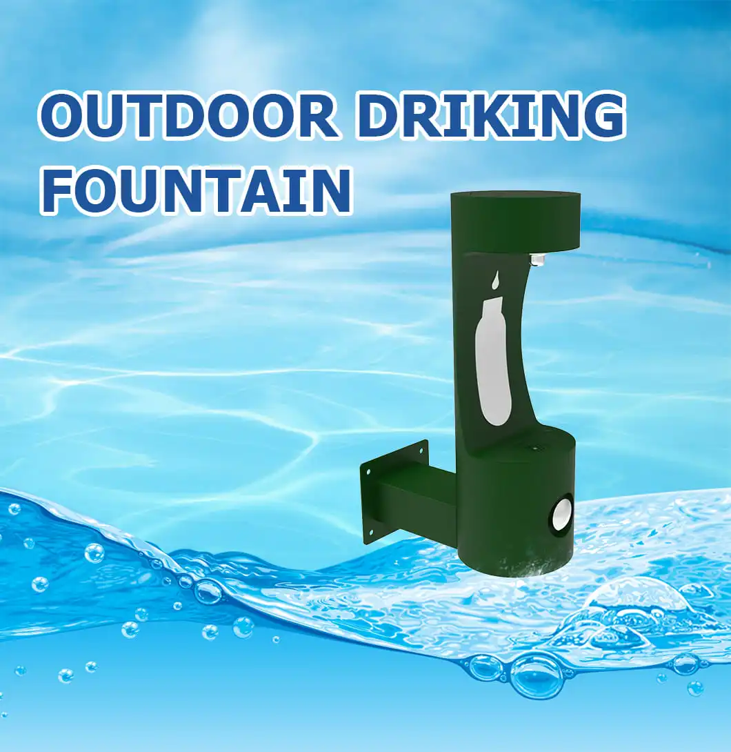 Easy Installation Wall Mounted Drinking Water Fountain Outdoor Bottles Water Dispenser details