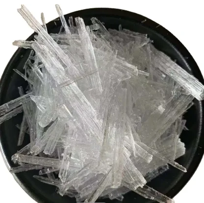 Low price supply Kosher certified natural menthol crystals, India natural flavors and fragrances silverline 2216-51-5