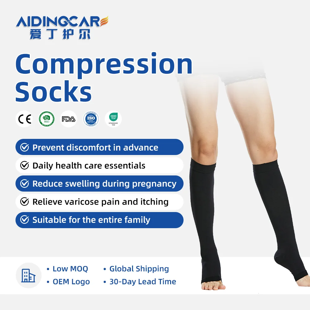 Thigh High Compression Stockings for Edema & Circulation - product detail 1