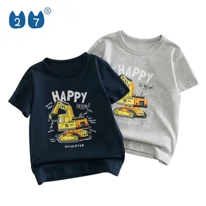 High Quality Kids T Shirts Short Sleeve Fashion Cotton T-Shirts for Boys Printed