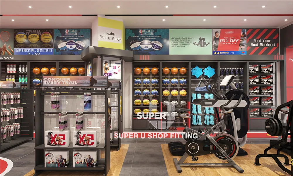 Retail Store Gym Equipment Display Workout Equipment Stores